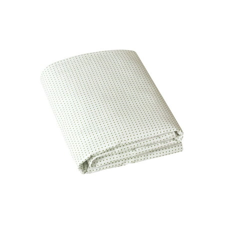 - DwellStudio Fitted Crib Sheet, Pin Dot Moss (Discontinued by Manufacturer), 100% cotton By Dwell Studio