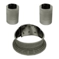 thumbnail image 2 of KLKCMS Bracelet Ras du Cou Africain Col Long Collier Bangle pour Halloween Gris, 2 of 9