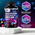 thumbnail image 5 of Magnesium Glycinate Supplement - 100% Chelated & Purified - for Calm, Sleep Support, Heart Health, Muscles & Bone Strength - Best Absorption Magnesium Glycinate Capsules, Bottled in USA - 120 Tablets, 5 of 9