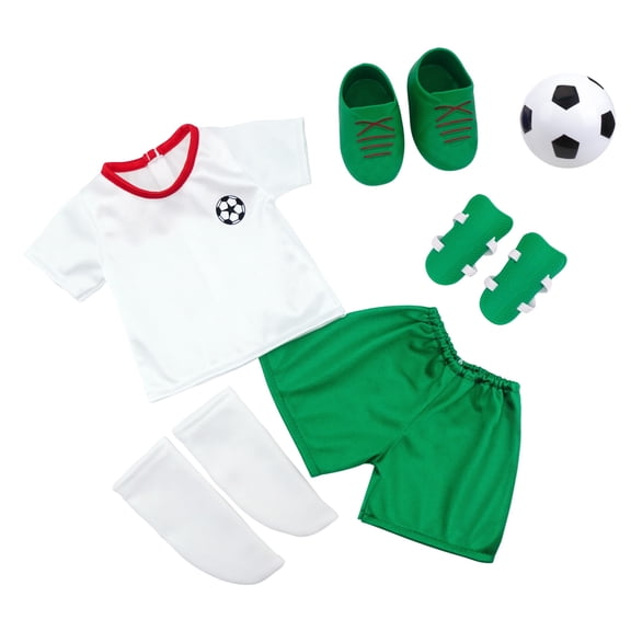 My Life As White Soccer Fashion 7-Piece Set for 18-Inch Dolls