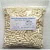 PurecapsUSA - 1,000 Fillable White Empty Gelatin Acid-Resistant (Enteric) Capsules - Size 0