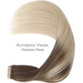 thumbnail image 5 of GFDYREE Extensions de Cheveux à Ruban WENNALIFE pour Femmes, 20 Pcs 50g 18 Pouces Ombré Brun Sable à Blond Platine Extensions de Cheveux à Ruban en Cheveux Humains Rallonge Cheveux Humain Lisse Cheveux Invisibles, 5 of 5
