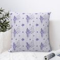 thumbnail image 4 of Yiaed Bouquet and Lavender Flowers Print Pillow Covers Super Soft Decorative Square Throw Pillow Covers Case Cushion Covers for Sofa Couch Bedroom Car Decor（No pillow core）-18"x18", 4 of 7