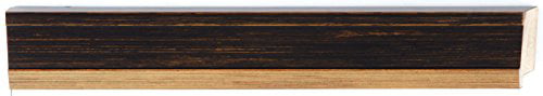 Wood 2.75 width Traditional Antique Gold Finish Picture Frame Moulding 7/16 rabbet depth 18ft bundle 