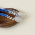 thumbnail image 3 of 50 Pcs Manual Toothbrushes Bulk, Disposable Toothbrushes Individually Wrapped for Travel, Homeless, Bnb (Blue), 3 of 6