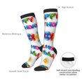 thumbnail image 5 of Women's Knee High Socks Happy Birthday Thermal Soft Knee Long Socks, 5 of 7