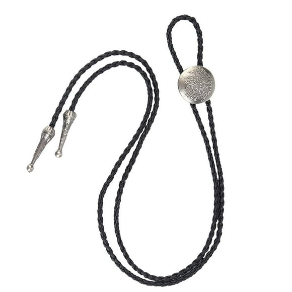 Corbata de Cuello Bolo Fernando Indio de Plata Antigua