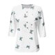 thumbnail image 5 of Blusa informal de mujer Qarigey manga corta cuello en V estampado botón pulóver Oficina verano S M L XL XXL 3XL, 5 of 6