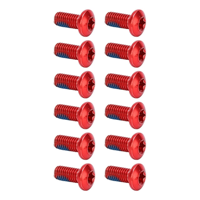 12 Pcs Boulons de Rotor de Frein à Disque pour Vélo de Montagne, Vis de Rotor de Disque pour Vélos de Route et de Montagne