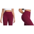 thumbnail image 5 of Paiwinds Women's High Waist Yoga Pants Full Length Tummy Control Slim Fit Nylon Spandex Running Leggings, 5 of 9