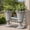 Light Gray, variant on TopComfy 23.6" Tall Plastic Urn Planters for Outdoor Plants Set of 2 Heavy-Duty Classic Indoor Large Flower Pots with Drainage Holes for Garden, Black
