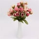 20 Roses de Tête Bundle Maison Salon Décoration de Mariage Fleurs Soie Fleur Artificielle – image 4 sur 8