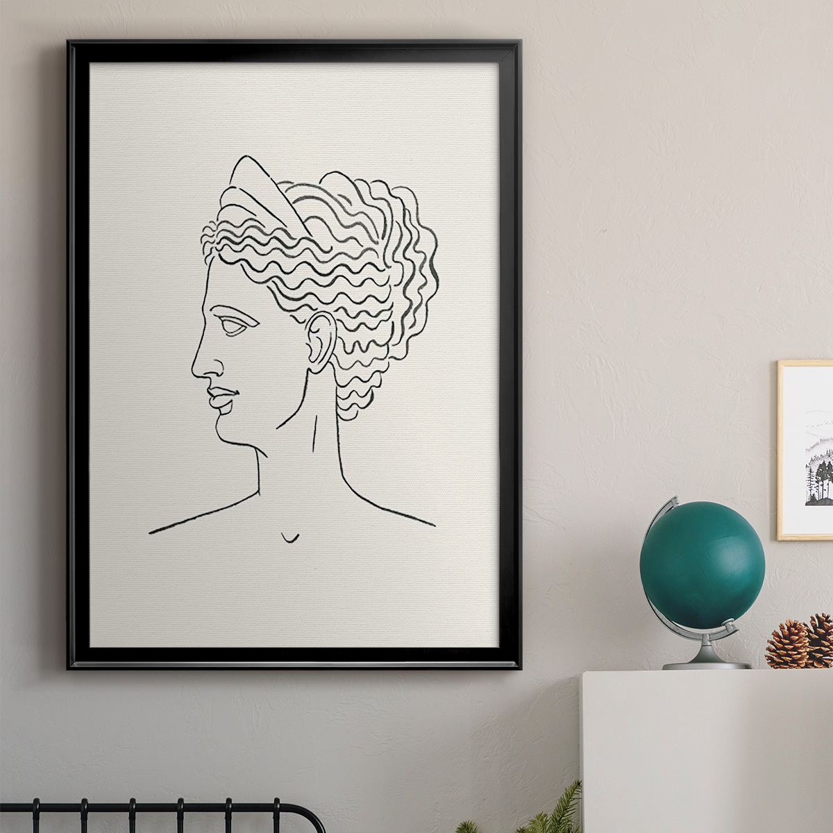 Greek Busts III Premium Framed Print - Ready to Hang