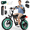 Black, variant on ESKUTE V101 Electric Bike for Adults & Teens 750W Peak 1500W, 28MPH, 48V 13Ah Battery, 16"x4.0" Fat Tire E-Bike, 7-Speed, Dual Suspension, All-Terrain Ebike Green, UL2849