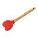 thumbnail image 4 of Espátula de silicona en forma de corazón, cuchara de cocina de silicona ligera y multifuncional. Rojo, 4 of 9