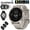 Sapphire / Soft Gold Steel, variant on Epix Pro (Gen 2), 42mm, Sapphire, Soft Gold Steel, Light Sand 010-02802-10 Bundle with Deco Essentials 3-Pack Nylon Elastic Bands, 3-Pack Silicone Dust Cover and 2-Pack Screen Protector