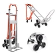 thumbnail image 2 of Btidfty Aluminum Alloy Heavy-duty Stair Climber Hand Truck with Wheels Industrial Convertible Stair Climbing Cart for Warehouse Shopping Airport, 2 of 9