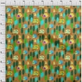 thumbnail image 4 of oneOone Polyester Lycra Orange Fabric Camping Sewing Craft Projects Fabric Prints By Yard 56 Inch Wide, 4 of 5
