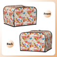 thumbnail image 3 of Daiia Flowers And Birds Watercolor Pattern 4 slice Toaster Cover, Toaster Appliance Dust-proof Cover For Kitchen Small Appliance Dust Cover and Fingerprint Protection, 3 of 7