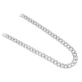 thumbnail image 2 of Cadena de eslabones cubanos de aleación, collar de diamantes de imitación exquisitos a la moda, accesorio de joyería, regalo para hombres y mujeres, 20 pulgadas, 2 of 5