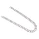 thumbnail image 2 of Collar para hombre y mujer, cadena de eslabones cubanos, collar de aleación cubana, collar de diamantes de imitación, tecnología de vanguardia, 2 of 9