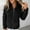 Black(New), variant on PNTUTB Women's Winter Casual Fleece Warm Solid Color Long Sleeve Full Zip Hooded Comfort Coat with Pocket