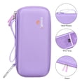 thumbnail image 3 of Funda para calculadora Aproca TI-84 Plus CE, color morado, EVA dura, 3 of 9
