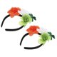 thumbnail image 2 of Rose Headband Clover Hair Hoops for Festival 2Pcs Hair Accessories, 2 of 3