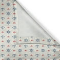 thumbnail image 5 of Ambesonne Anchor Grommet Curtain, Maritime Pattern Art, 50" x 72", Blue Red White, 5 of 6