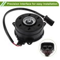thumbnail image 3 of Motor de ventilador del radiador Unique Bargains para Honda CR-V 2010-2014, motor de enfriamiento de motor silencioso No.19030R40A01 1 Pc, 3 of 6