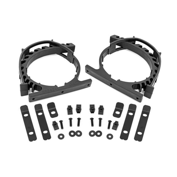 Rough Country Rubber Molle Panel Clamp Kit 2-1/2" to 9-1/2" | 2-Clamps - 99070
