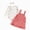 R001-Pink, variant on NOLDARES Newborn Baby Girl Clothes Toddler Long Sleeve Ruffle Romper Top Infant Skirt Set Little Girl Overall Dress(Pink,9-12 M)