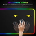 thumbnail image 2 of XXL Mouse Pad, 900x400 Large Gaming Mouse Pad, 12 LED Lighting Patterns, Non-Slip Rubber Base, Smooth Surface, for Keyboard and Mouse, PC/Desktop, 2 of 5