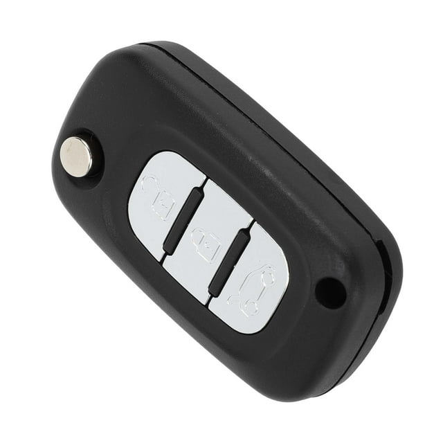 Carcasa de llave remota de entrada sin llave de 3 botones Unique Bargains para Renault Clio