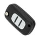 thumbnail image 1 of Carcasa de llave remota de entrada sin llave de 3 botones Unique Bargains para Renault Clio, 1 of 7