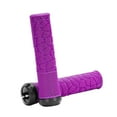 thumbnail image 2 of Puños para manillar de bicicleta, 1 par, resistentes a golpes, cómodos, universales, ergonómicos, para bicicletas de montaña y carretera. Púrpura, 2 of 8