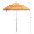 thumbnail image 3 of Costway 6.5FT Patio Beach Umbrella Sun Shade Tilt Carry Bag, 3 of 9