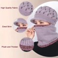 thumbnail image 4 of Vintervarm damförtjockning vindtät cap Stickad Bea, 4 of 5
