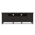 thumbnail image 6 of Simpli Home Warm Shaker 72 inch Wide Solid Wood TV Stand in Hickory Brown For TVs up to 80 inches, 6 of 11
