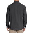 thumbnail image 3 of CAMISAS DE NEGOCIO DE MANGA LARGA A RAYAS PARA HOMBRES INSPIRAR CHIC M NEGRO, 3 of 5