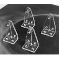 thumbnail image 3 of 4 Uds soporte de sujeción Clips de sujeción de riel inferior de plástico transparente para Mini persianas de 1 pulgada, 3 of 5