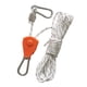 thumbnail image 4 of Colgador de Cuerda de trinquete Cola con mosquetón para toldo de jardinería 4m Blanco Cuerda de viento de tienda, 4 of 8