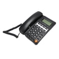 thumbnail image 1 of Corded Phone, Landline Telephone Environmental Protection Multipurpose Splitter Interface  For Living Room For Elderly For Hotel Black, 1 of 8