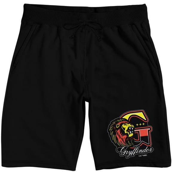 Harry Potter Gryffindor Adult Black Sleep Pajama Shorts