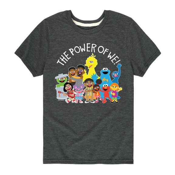 Sesame Street - The Power Of We - Toddler and Youth Short Sleeve Graphic T-Shirt
