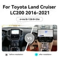 thumbnail image 3 of 19.8 inch Carplay Screen Radio Multimedia Player for Toyota Land Cruiser LC200 2016-2021 Models Universal Car Navigation GPS Upgrade Headunit Android Display Video 1080P Touch Screen Replace System, 3 of 13