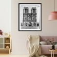 thumbnail image 3 of Historic Framed Print, [Cathedral of Notre Dame, Paris - Facade], 17-7/8" x 21-7/8", 3 of 9