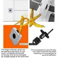 thumbnail image 4 of Sentmoon Deals of the Day Clearance Prime Fingerprint Cabinet Lock, Smart Biometric Cabinet Lock, Home & Office Hidden File Cabinet Locks, USB Rechargeable Keyless Furniture Drawer Lock Up to 40% off, 4 of 5