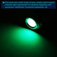 thumbnail image 5 of Uxcell M22 12V Panel Mount Waterproof Metal LED Indicator Signal Light Green, 5 of 5