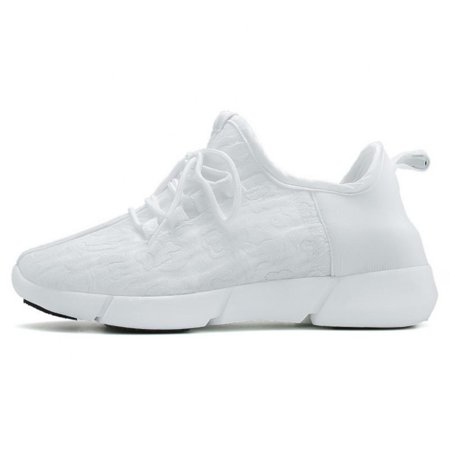 

TINKER Men s Comfortable Fiber Optic Luminous Sports Casual Shoes Lightweight Rechargeable